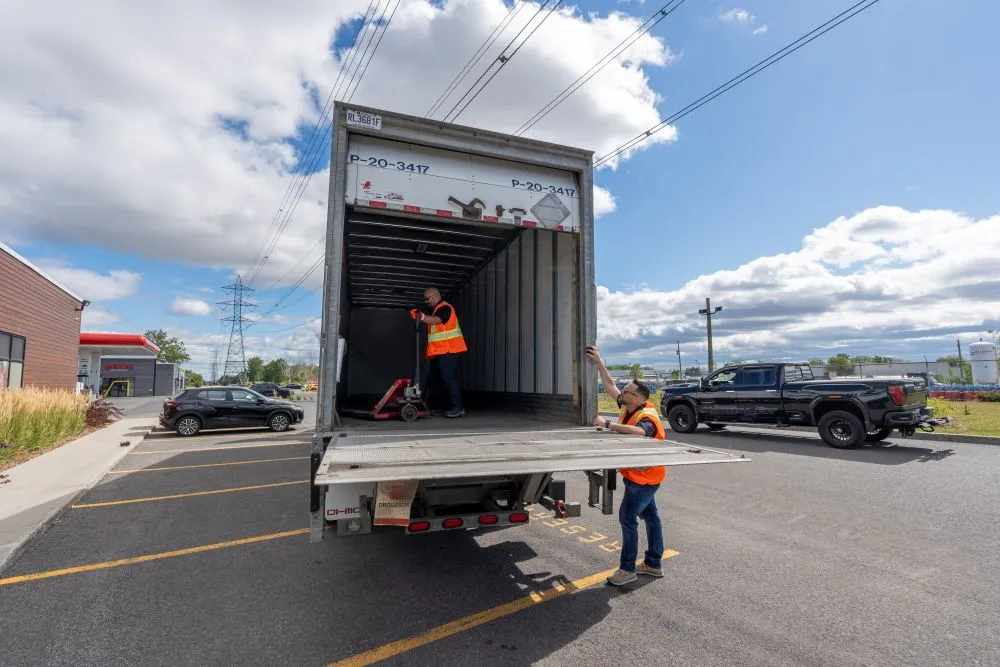 camion transport huppe